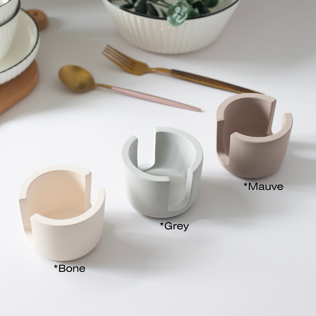 Bundle & Save!- 6pk Oval Sponges + Diatomite Sponge Holder