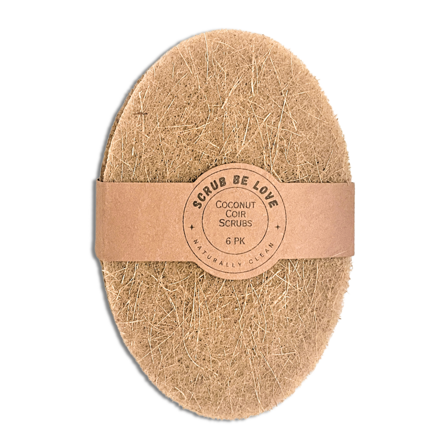 6pk Coconut Coir Scrub Pads