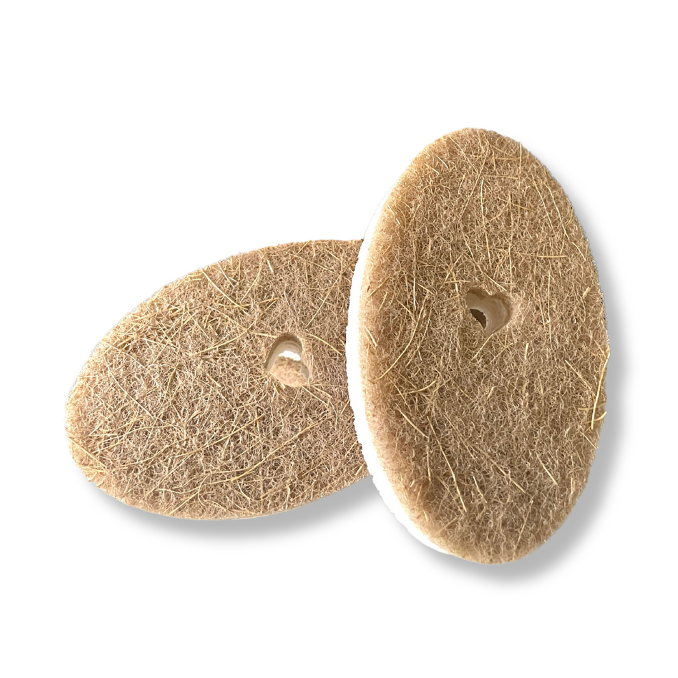 4 Pack Oval Heart Plant-Based Kitchen Sponges – Eco-Friendly, Non ...