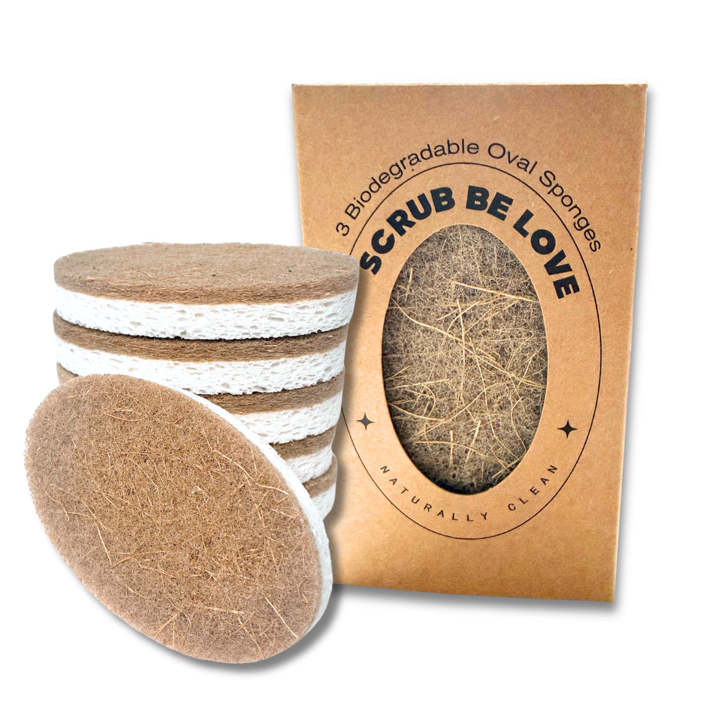 Plastic Detox Kitchen Bundle – Non-toxic Dish Sponges & Scrub Pads + Sponge Holder