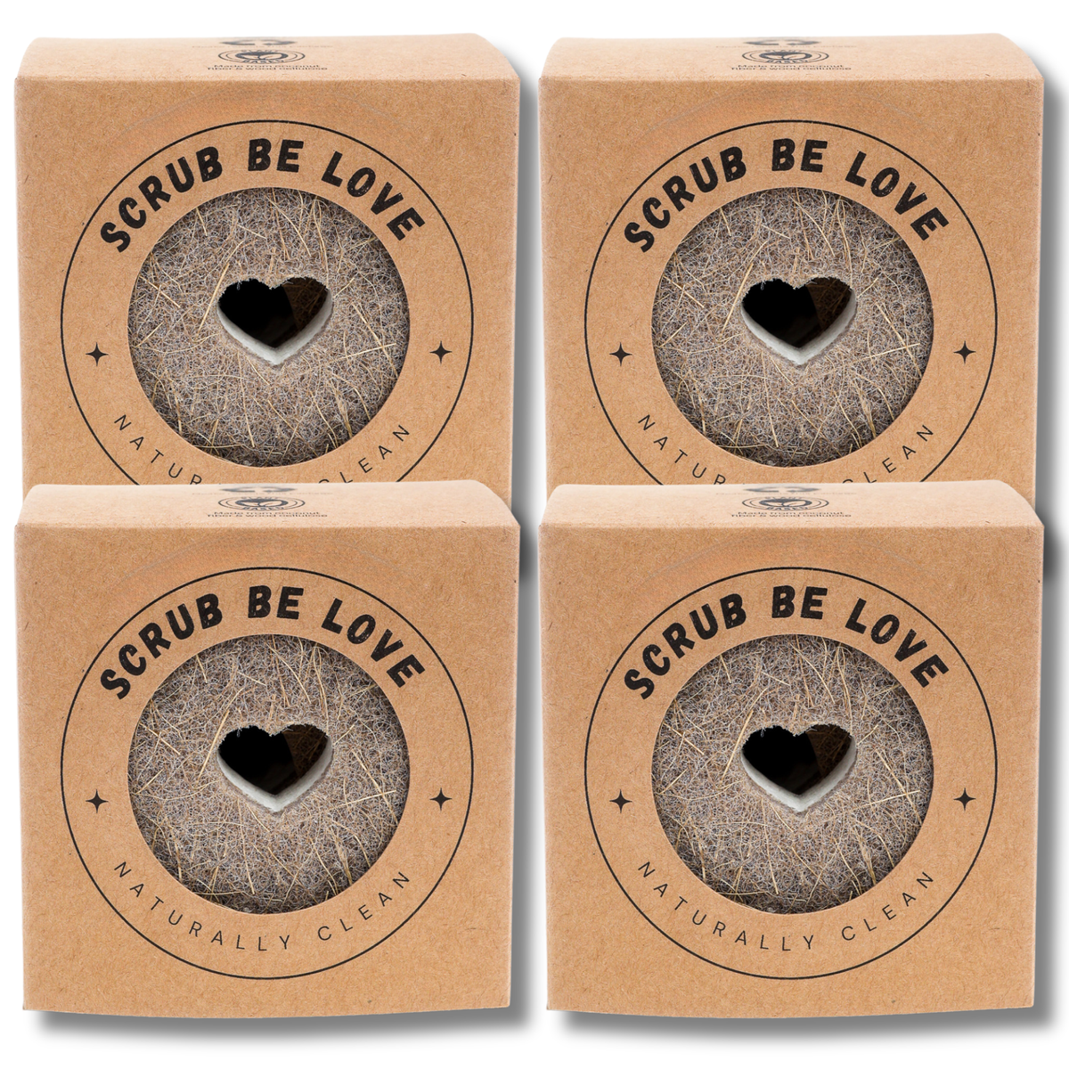 Plant-Based Heart Dish Sponge Bundle (16 Pack)