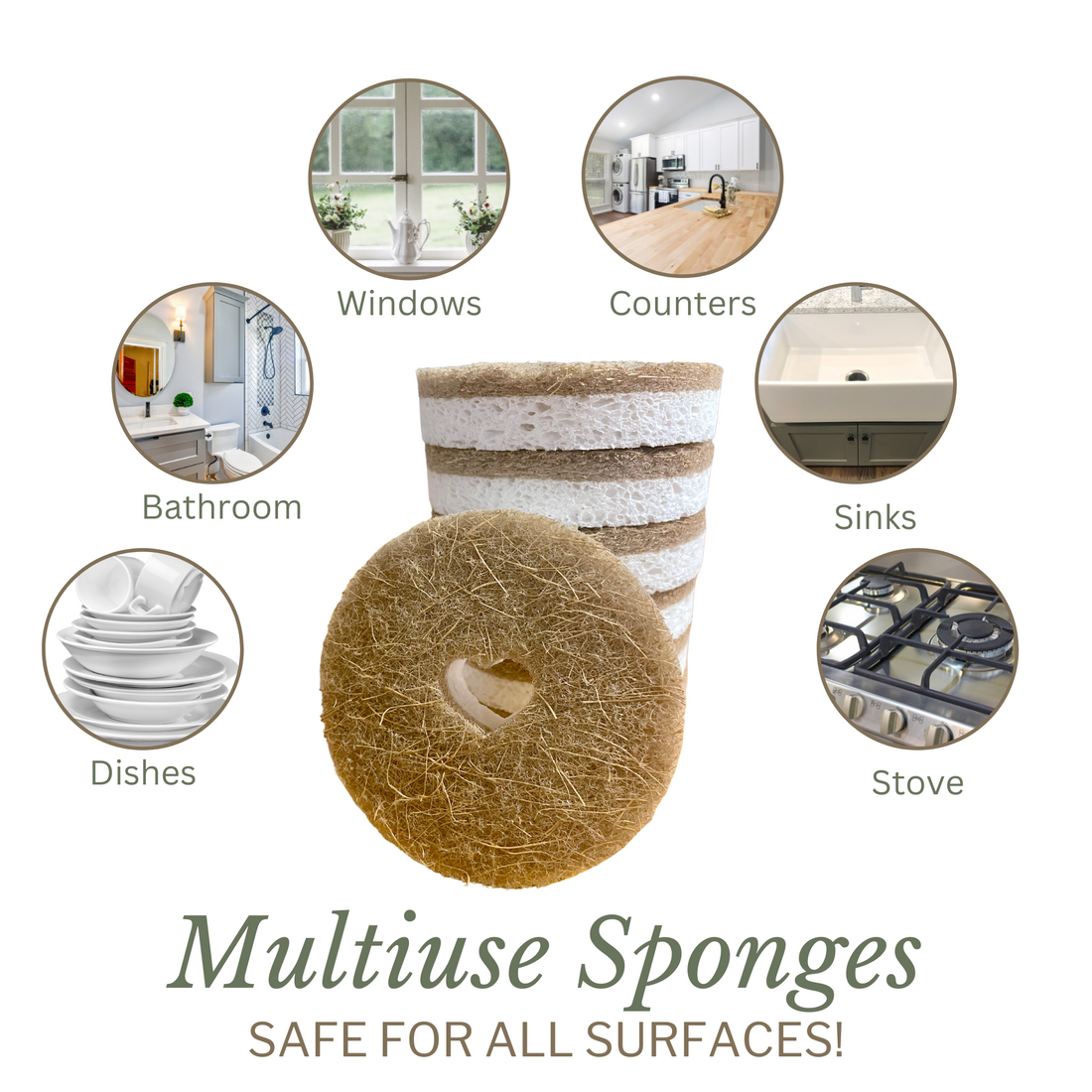 Bundle & Save- Kitchen Dish Sponge- 4 Packs of 4